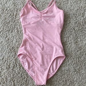 Pink leotard